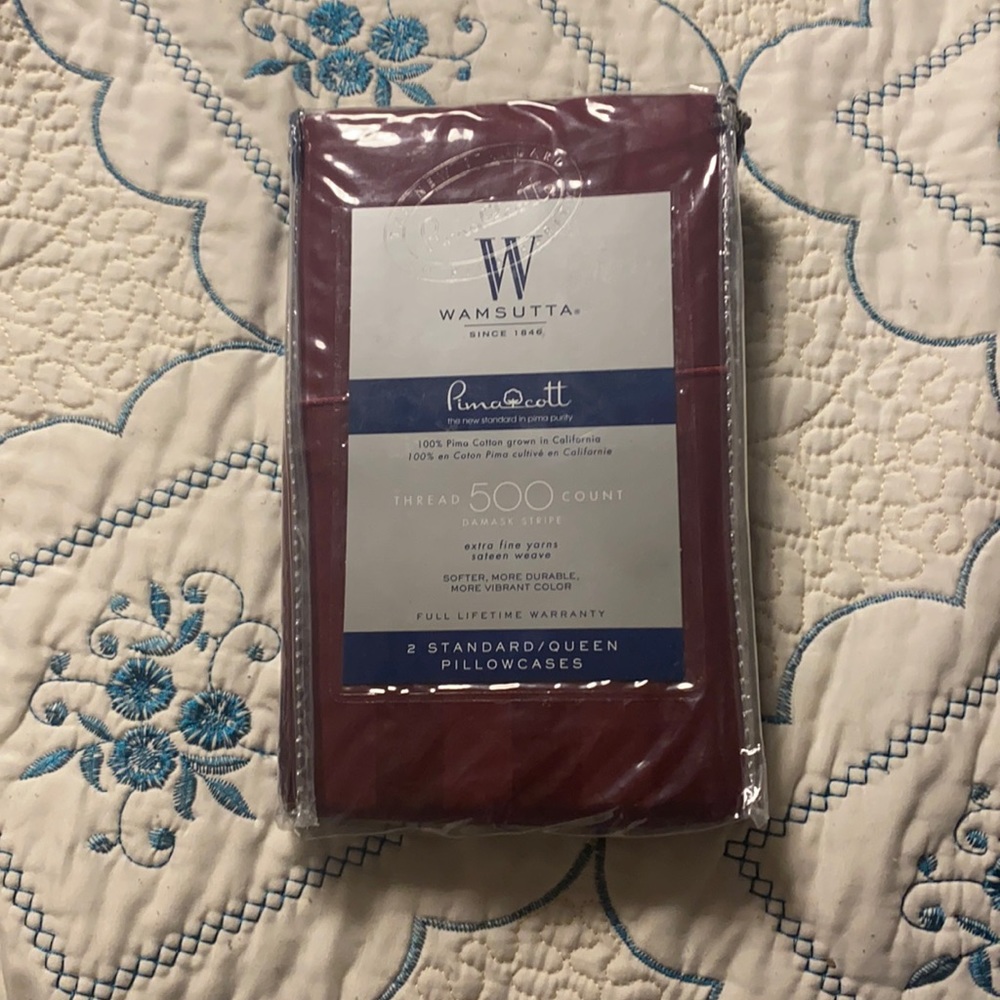 2 Standard Queen Pillowcases